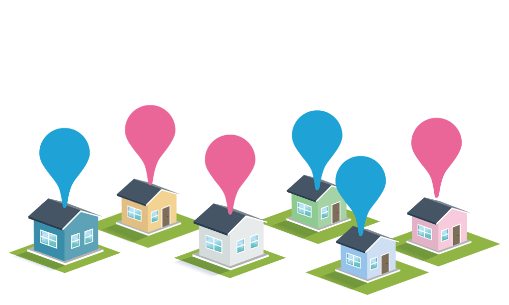 配達先の絞り込み